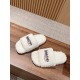 Balenciaga Lambswool Slippers