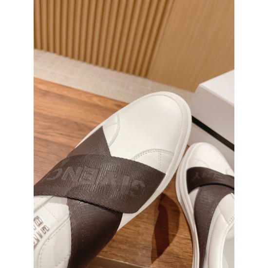 GIVENCHY cross strap loafers