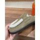 Hermes Wool Half Slippers