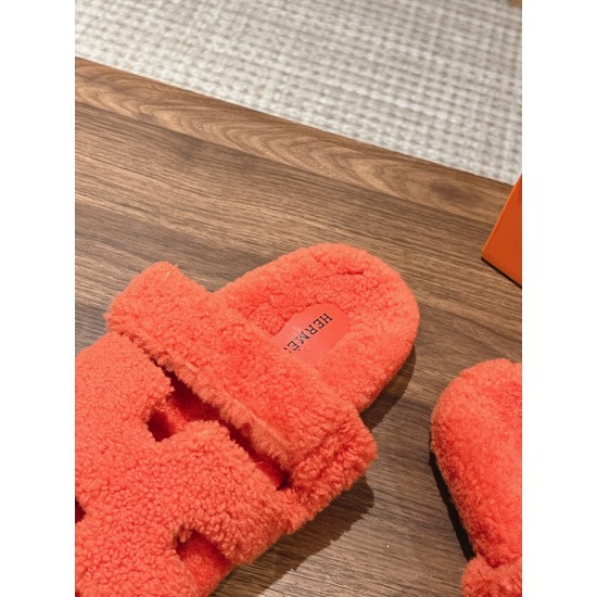 Hermes Chypre wool sandals