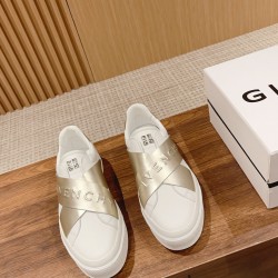 GIVENCHY cross strap loafers