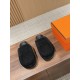 Hermes Wool Half Slippers