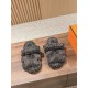 Hermes Chypre wool sandals