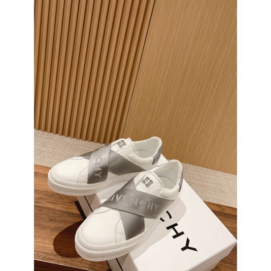 GIVENCHY cross strap loafers