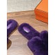 Hermes Woolen Slippers