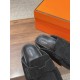 Hermes Wool Half Slippers