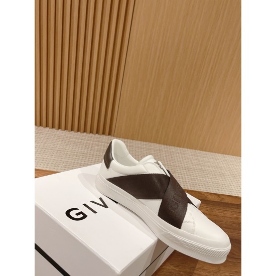 GIVENCHY cross strap loafers