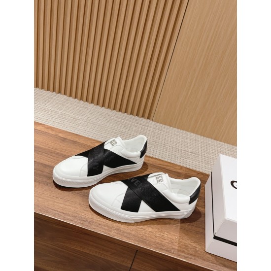 GIVENCHY cross strap loafers