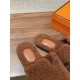 Hermes Wool Slippers