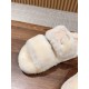 CELINE sheepskin slippers