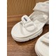 Balenciaga Tourist Velcro Buckle Sandals