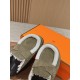 Hermes Wool Half Slippers