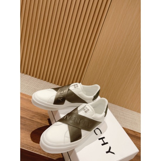 GIVENCHY cross strap loafers