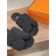 Hermes Wool Slippers