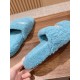 Balenciaga Lambswool Slippers