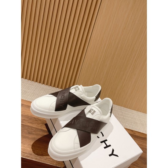 GIVENCHY cross strap loafers