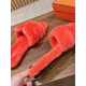 Hermes Woolen Slippers