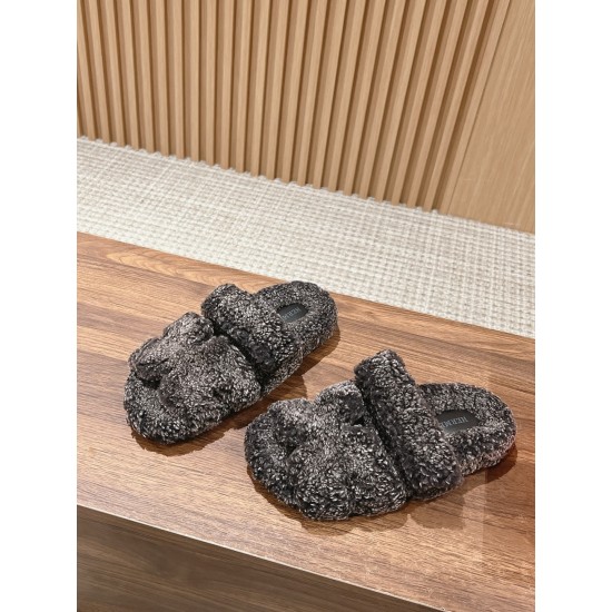 Hermes Chypre wool sandals