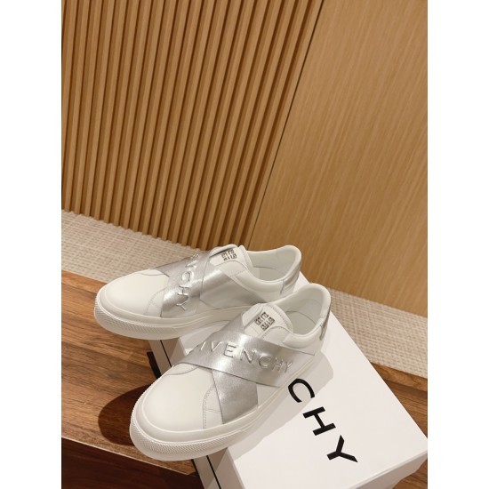 GIVENCHY cross strap loafers