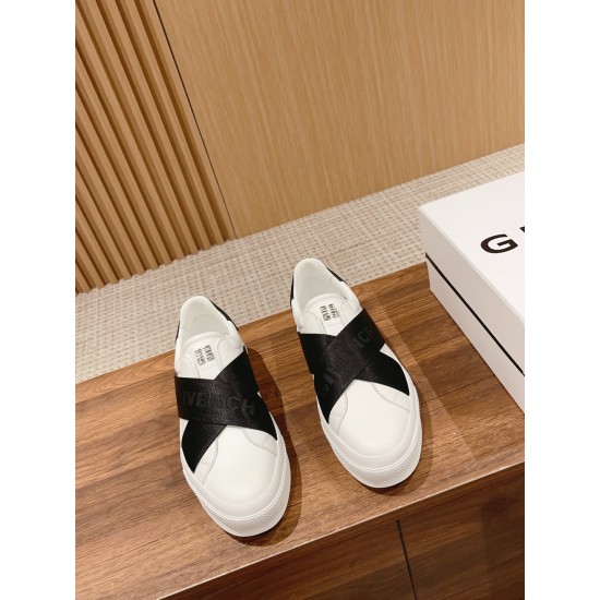 GIVENCHY cross strap loafers