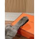 Hermes Woolen Slippers