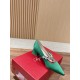 Roger Vivier Crystal Buckle Strap Pointed Toe Shoes