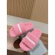 Balenciaga Lambswool Slippers