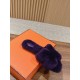 Hermes Woolen Slippers