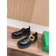 Bottega Veneta Mary Jane Leather Shoes