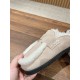 Hermes Wool Half Slippers