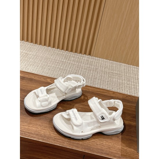 Balenciaga Tourist Velcro Buckle Sandals