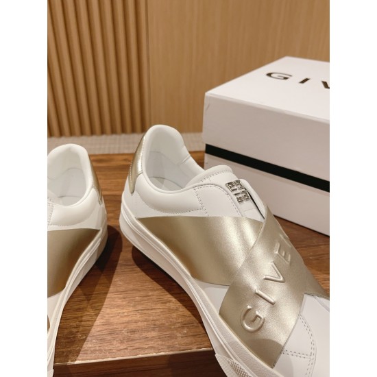 GIVENCHY cross strap loafers