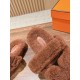 Hermes Chypre wool sandals