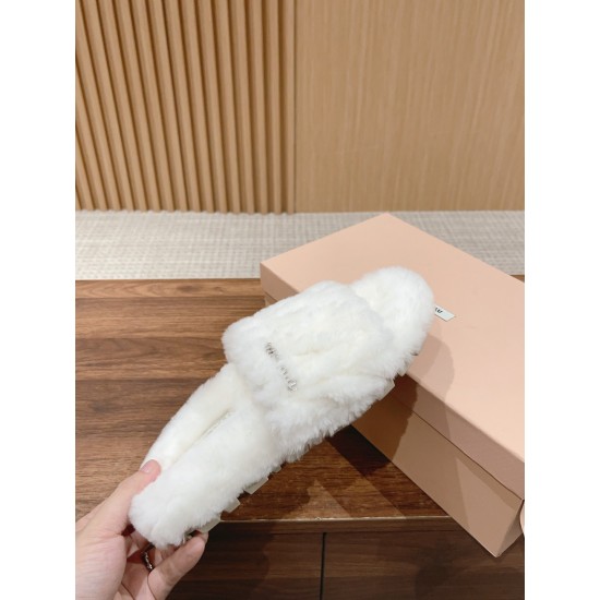 MiuMiu Wool Slippers