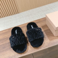 MiuMiu Wool Slippers