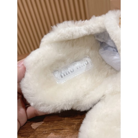 MiuMiu Wool Slippers