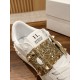 Valentino ROCKSTUD UNTITLED SNEAKER IN CALFSKIN LEATHER WITH METALLIC STRIPE