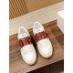 Valentino ROCKSTUD UNTITLED SNEAKER IN CALFSKIN LEATHER WITH METALLIC STRIPE