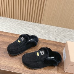 MiuMiu Wool Slippers