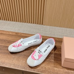 MiuMiu Colour Block Ballerina Flats