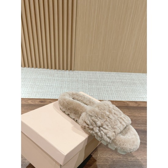 MiuMiu Wool Slippers