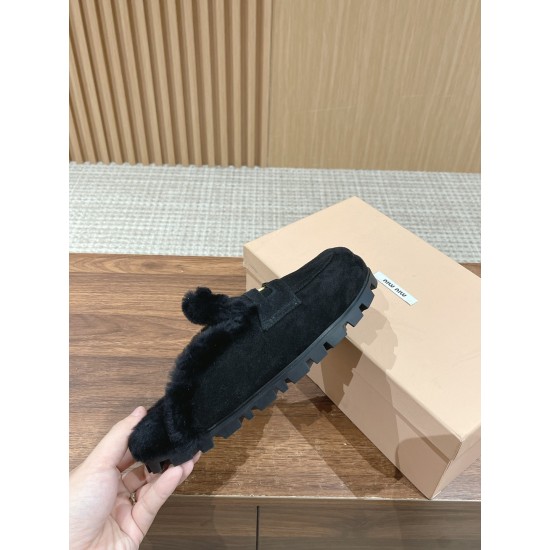 MiuMiu Wool Slippers