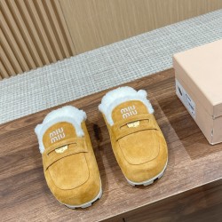 MiuMiu Wool Slippers