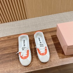 MiuMiu Colour Block Ballerina Flats