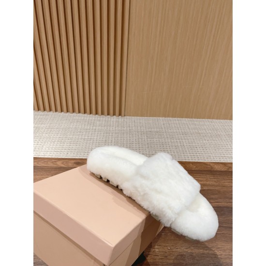 MiuMiu Wool Slippers