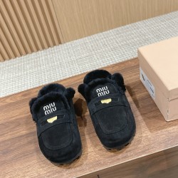 MiuMiu Wool Slippers