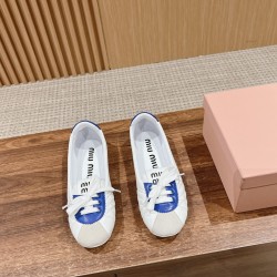 MiuMiu Colour Block Ballerina Flats