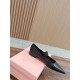 MiuMiu Pointed Toe Flat Shoes