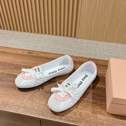 MiuMiu Colour Block Ballerina Flats