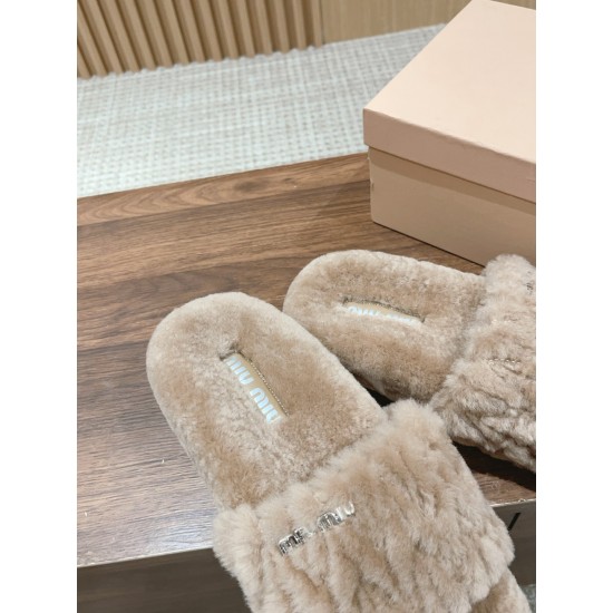 MiuMiu Wool Slippers